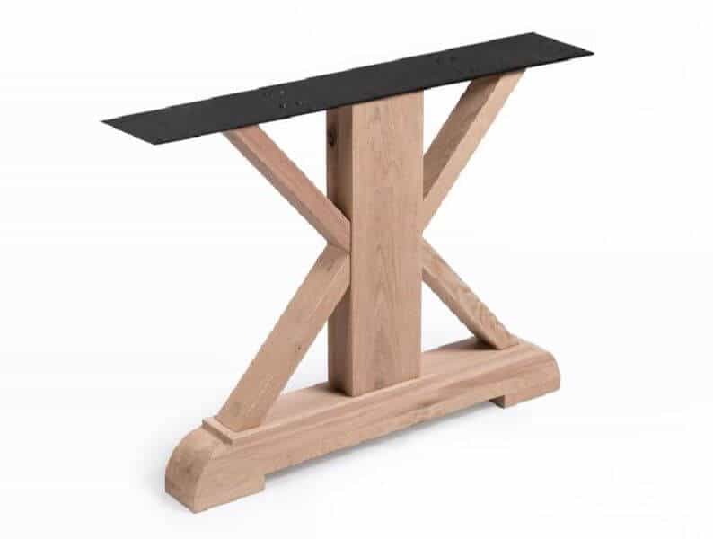 Kloosterpoot hout tafel