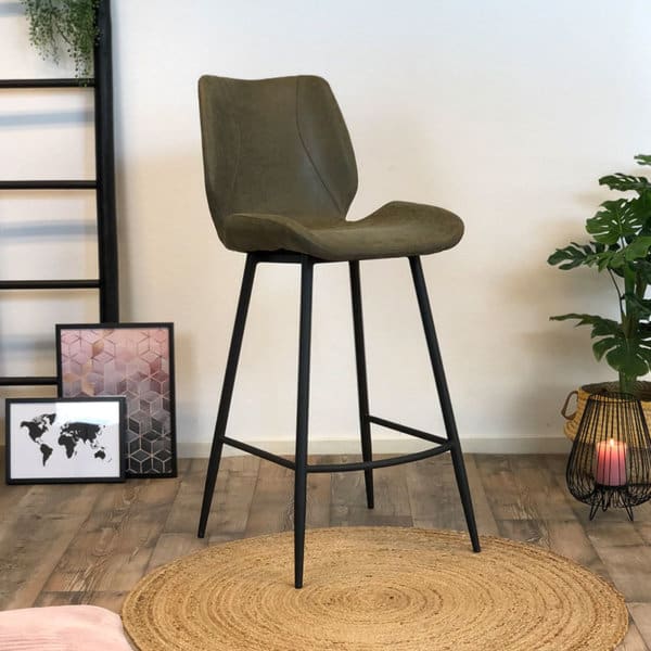 Barkruk Belle <br> - in verschillende kleuren - - Afbeelding 24