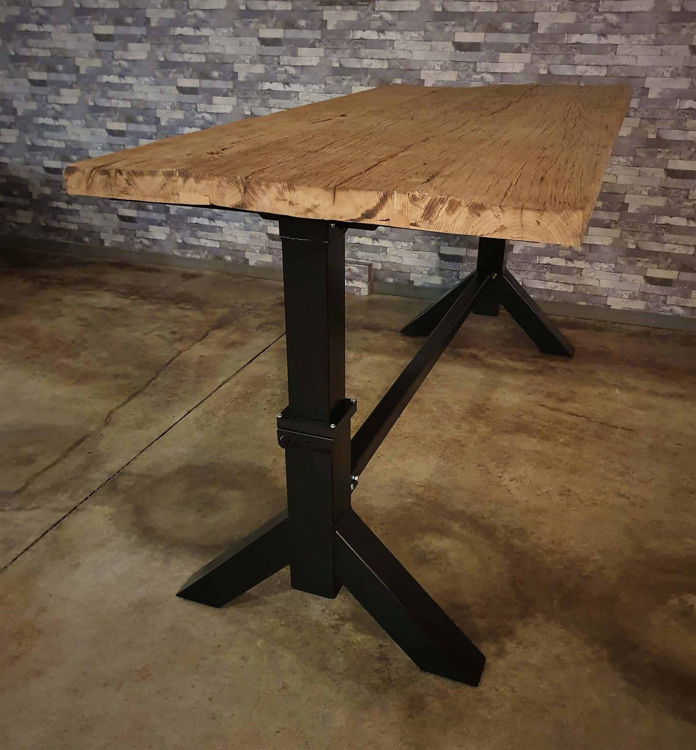 hoog laag eettafel uniek