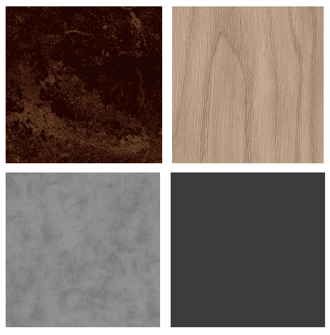 HPL tafelbaden decors - verschillende kleuren HPL verschillende decors